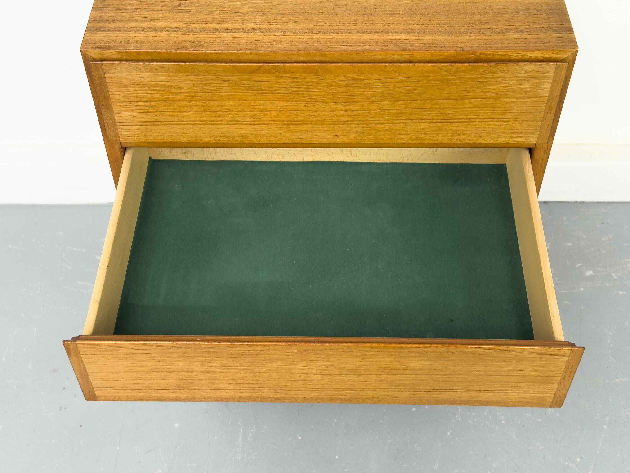 Teak chest of drawers from Omann Jun, 1960s