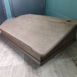 Vintage wood desk office writer