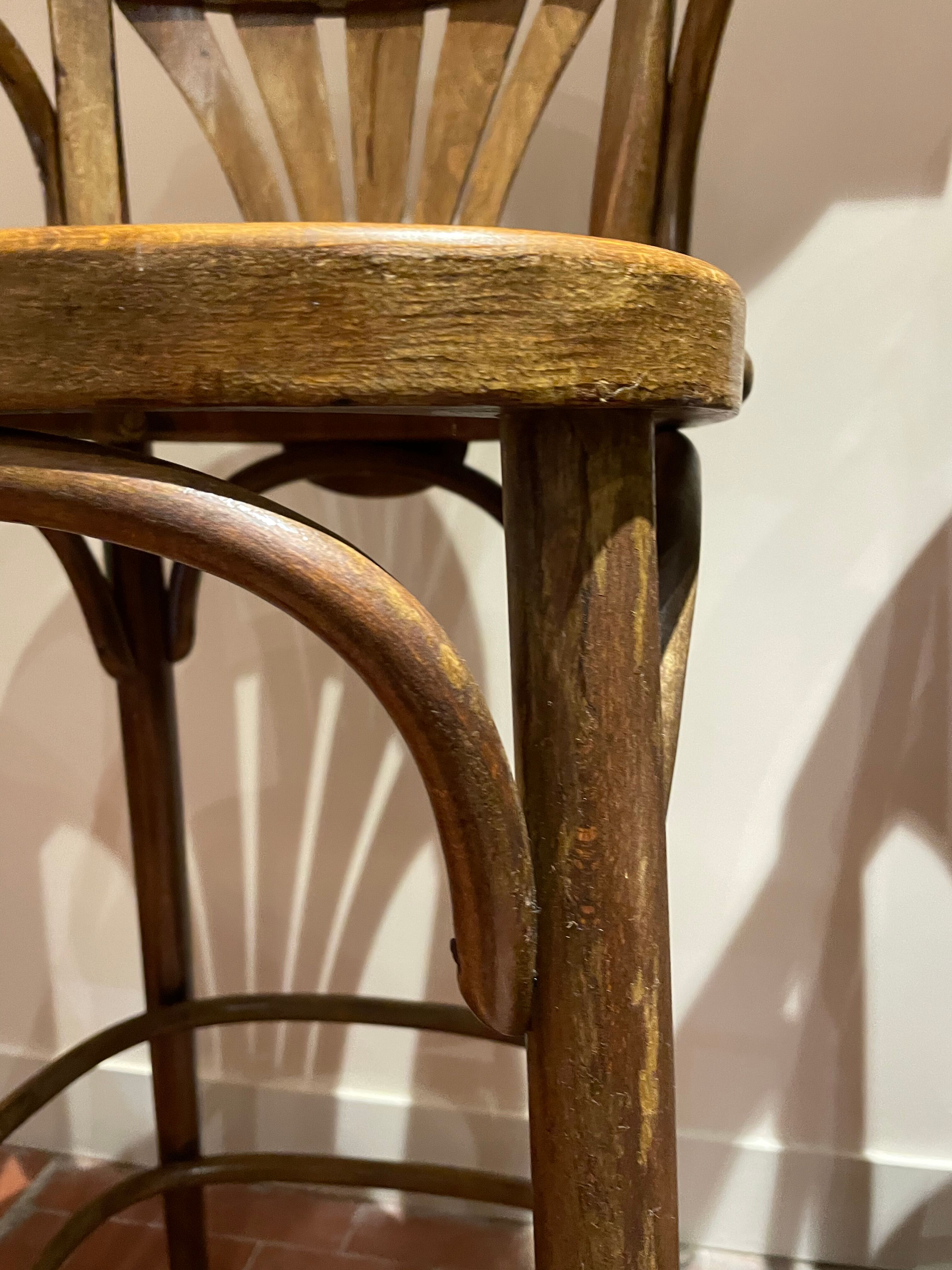 Pair of bistro bar chairs