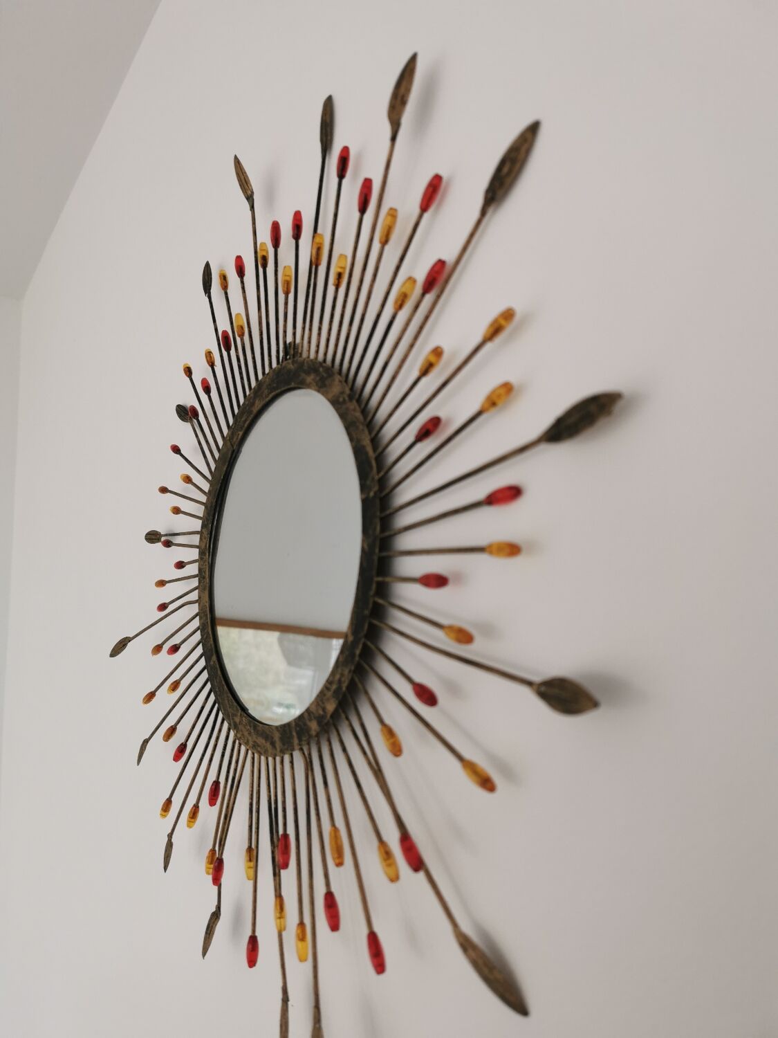 Vintage sun mirror