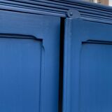 1940s Parisian blue paneled wardrobe