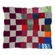 Wool patchwork plaid