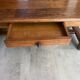 Rustic farmhouse antique coffee table made of solid oak with 1 drawer 50.