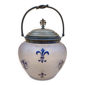 Pot à biscuit cristal - lys