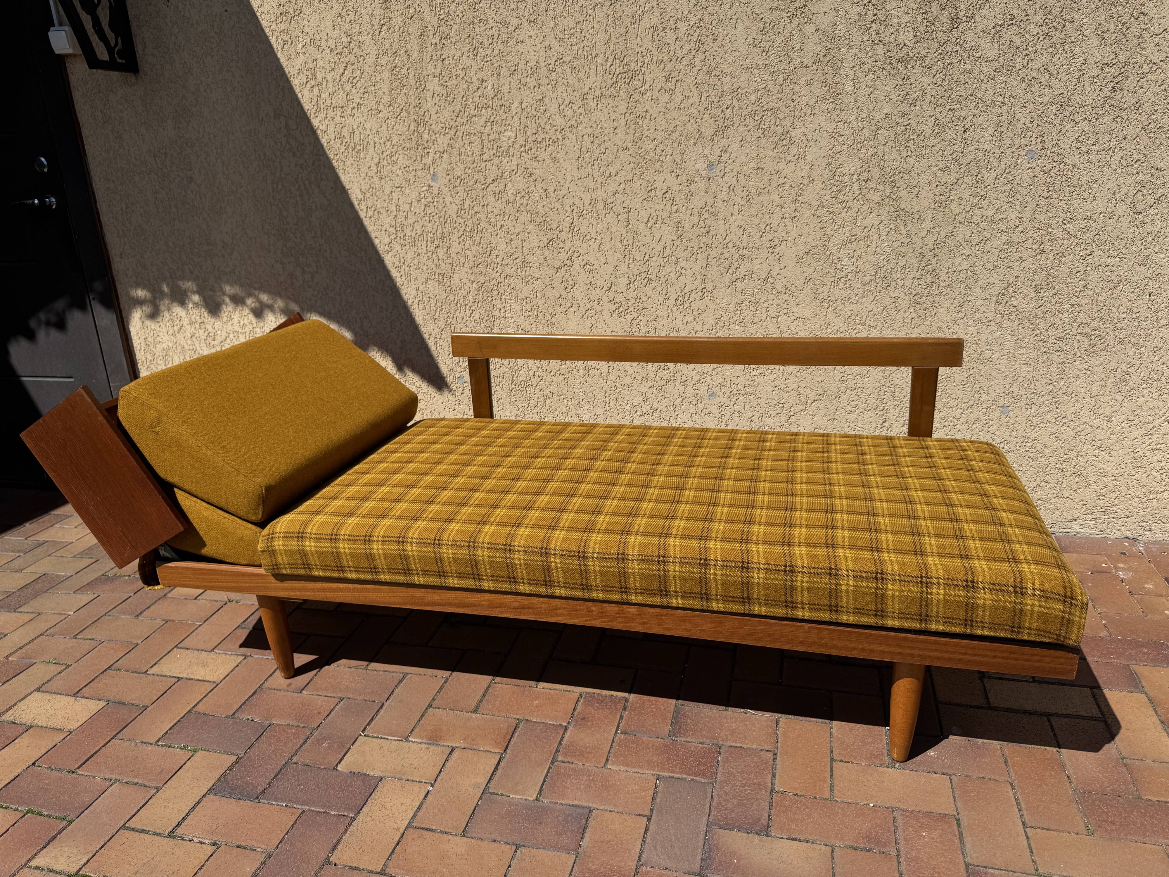 Vintage Scandinavian retro daybed MidCentury 1960s