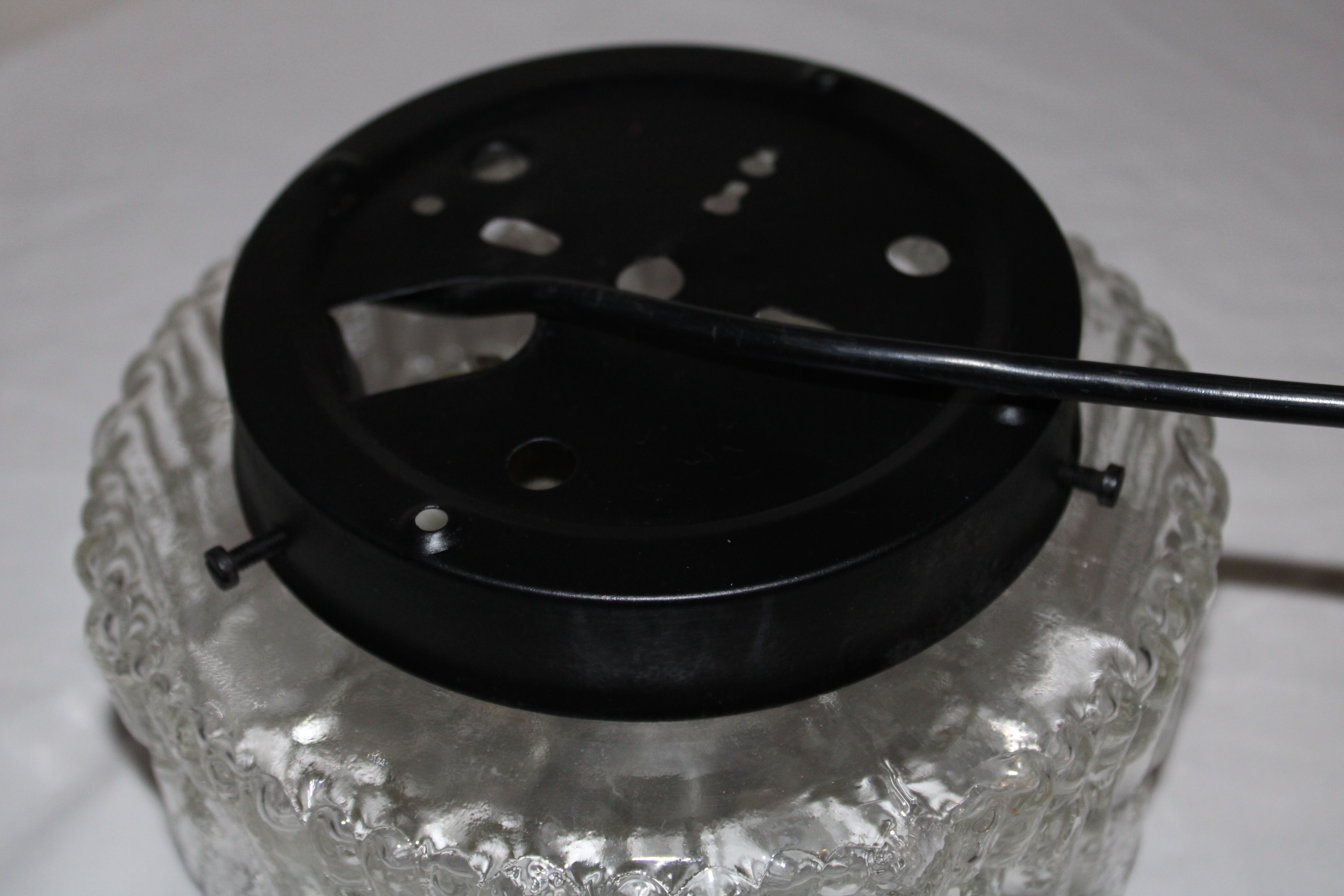 Vintage moulded glass ceiling