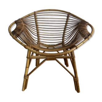 Rattan armchair