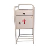 Industrial bedside table