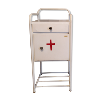 Industrial bedside table