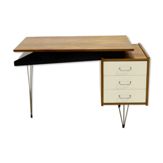 Mid-century hairpin desk by cees braakman for pastoe 1950's