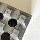 Large ashtray ultima in aluminium signed LJUNGBERG & BACKSTRUM