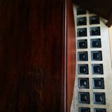 Rustic oak table 1930 with flap