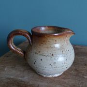 Milk jug, stoneware pitcher from Puisaye, Jean-Pierre Prud'homme