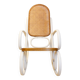 Fauteuil à bascule art nouveau