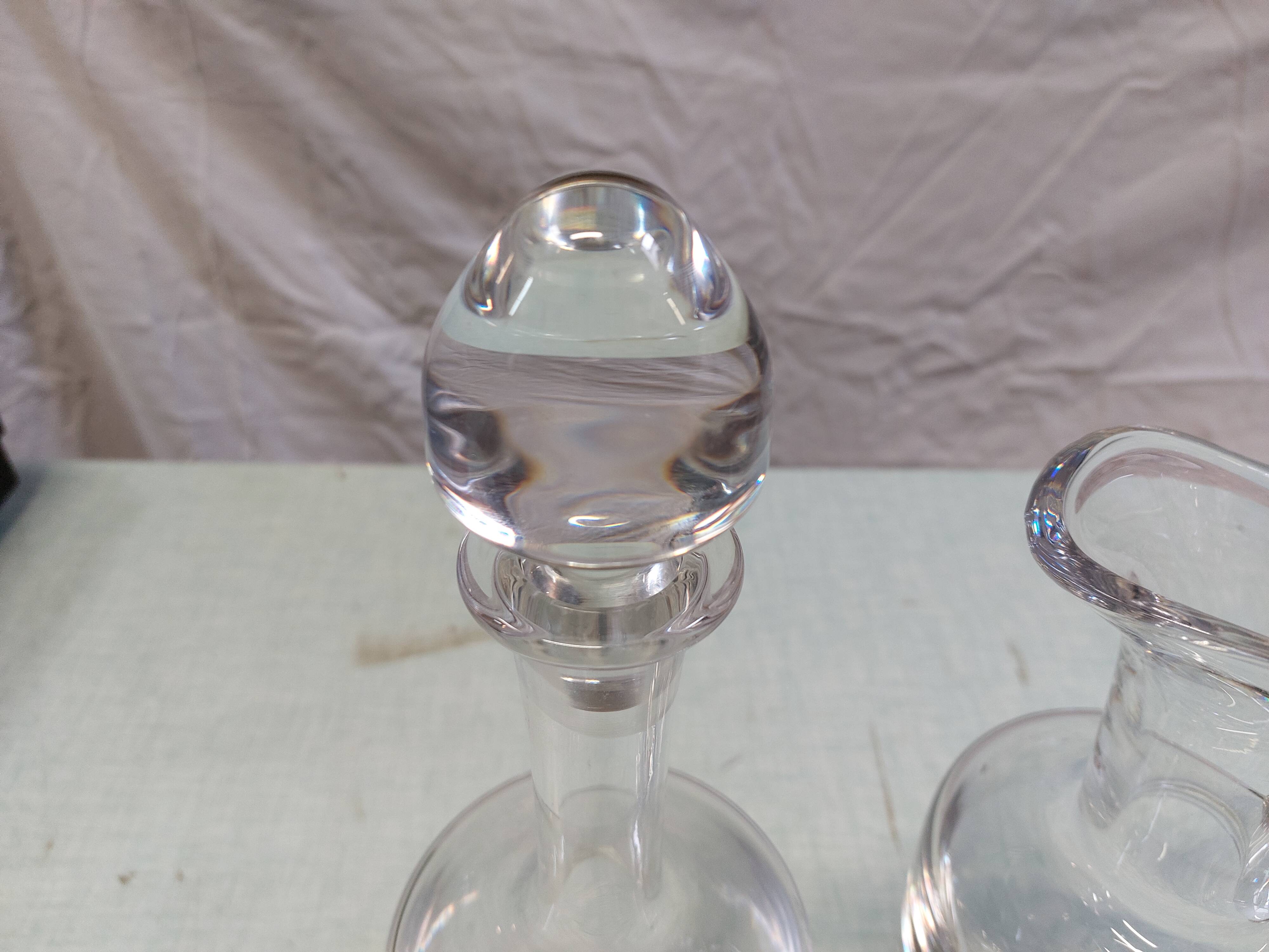 Saint Louis Crystal Wine Carafe and Water Jug Set
