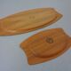 Danish Trays in Teak from Silva, 1960s, Set of 2