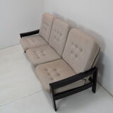 Three seater sofa/leda lux,1980's.