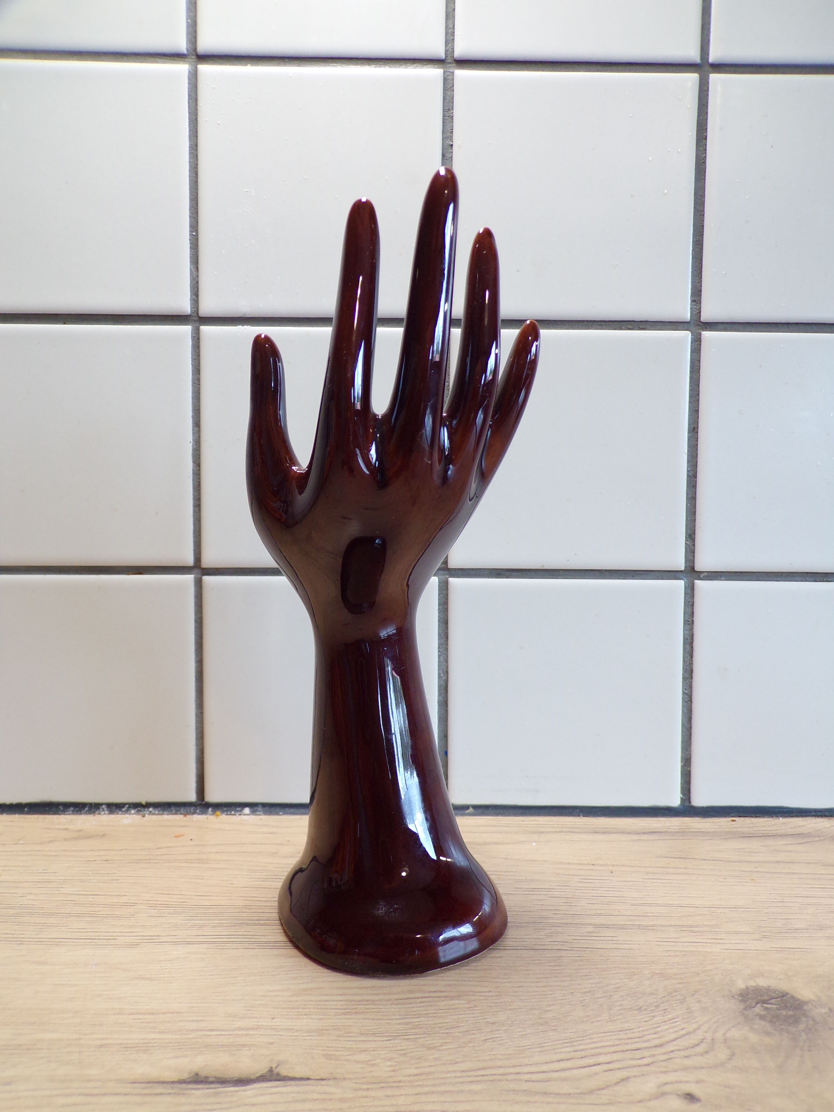 Vintage ceramic hand