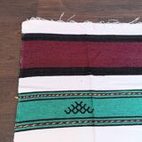 Tapis berbère fait main en coton multicolore 140x225 cm
