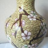 Enameled vase