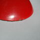 Lampe Nordlux Danemark rouge et chrome on/off by touch