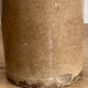 Beige stoneware bottle vase