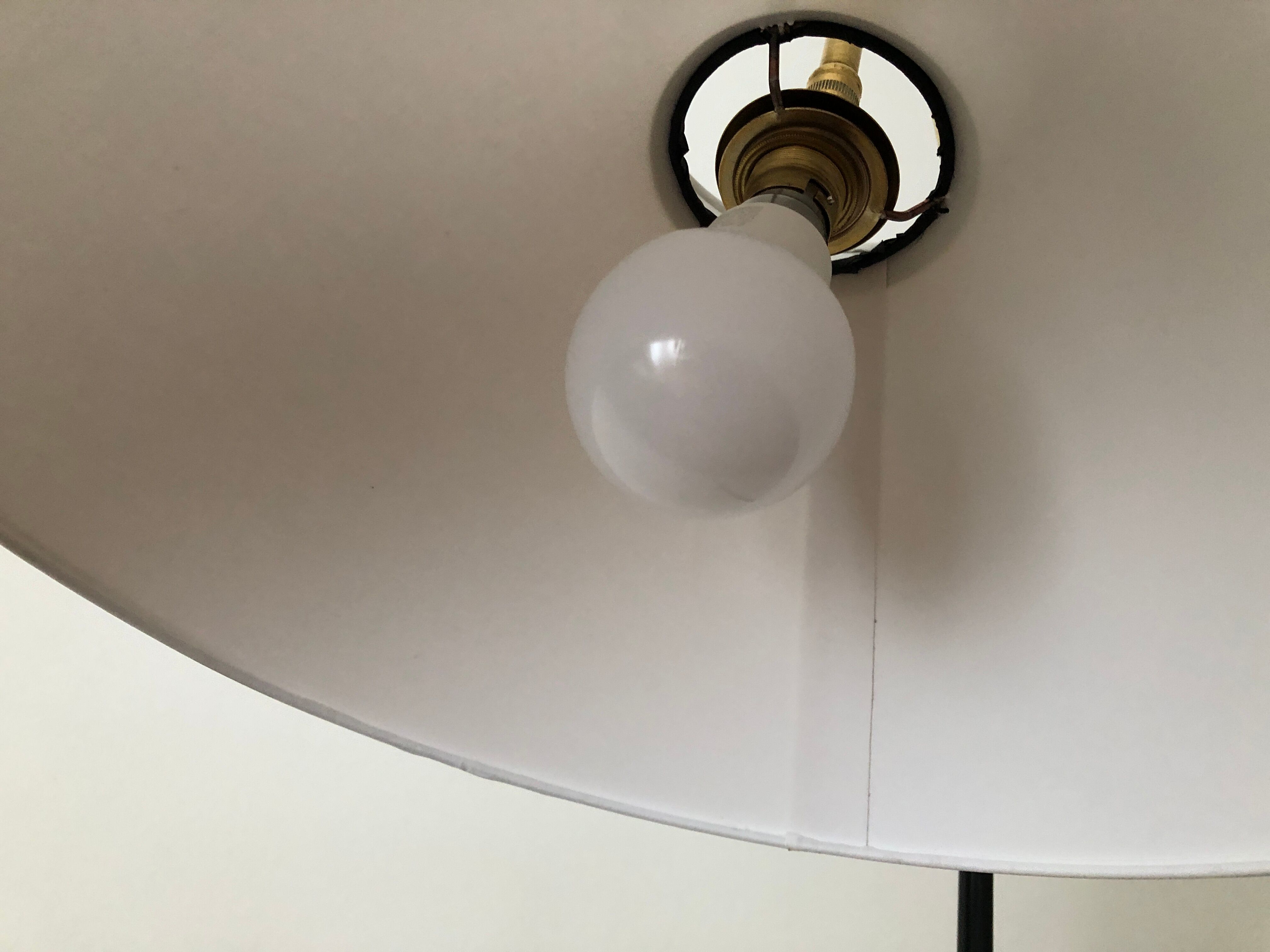 1960 tripod floor lamp - diabolo shade