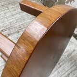 Circular brutalist table from the 1950s