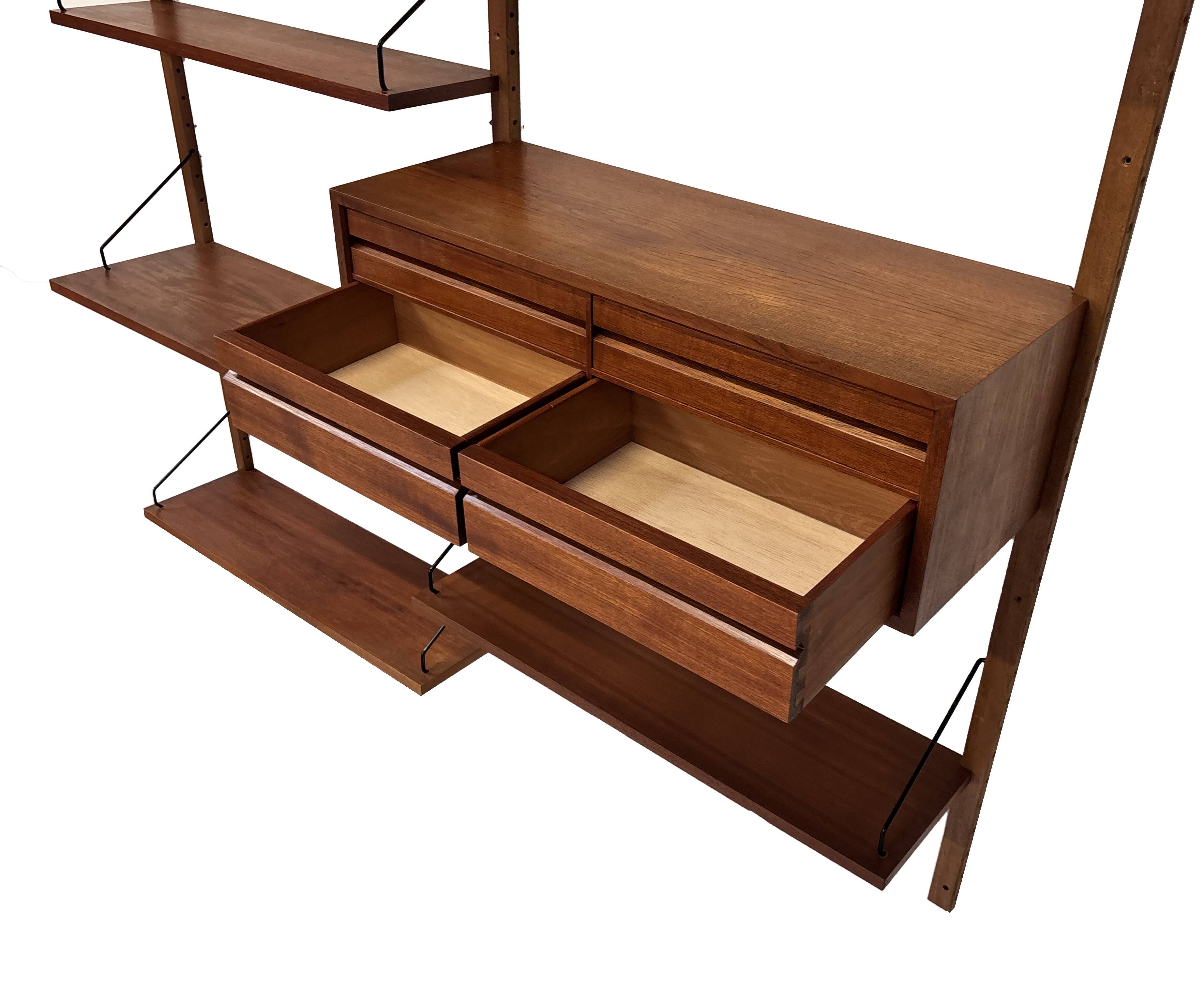 Vintage Poul Cadovius Royal System wall system wall unit