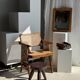 Small rectangular pine mirror 55x45
