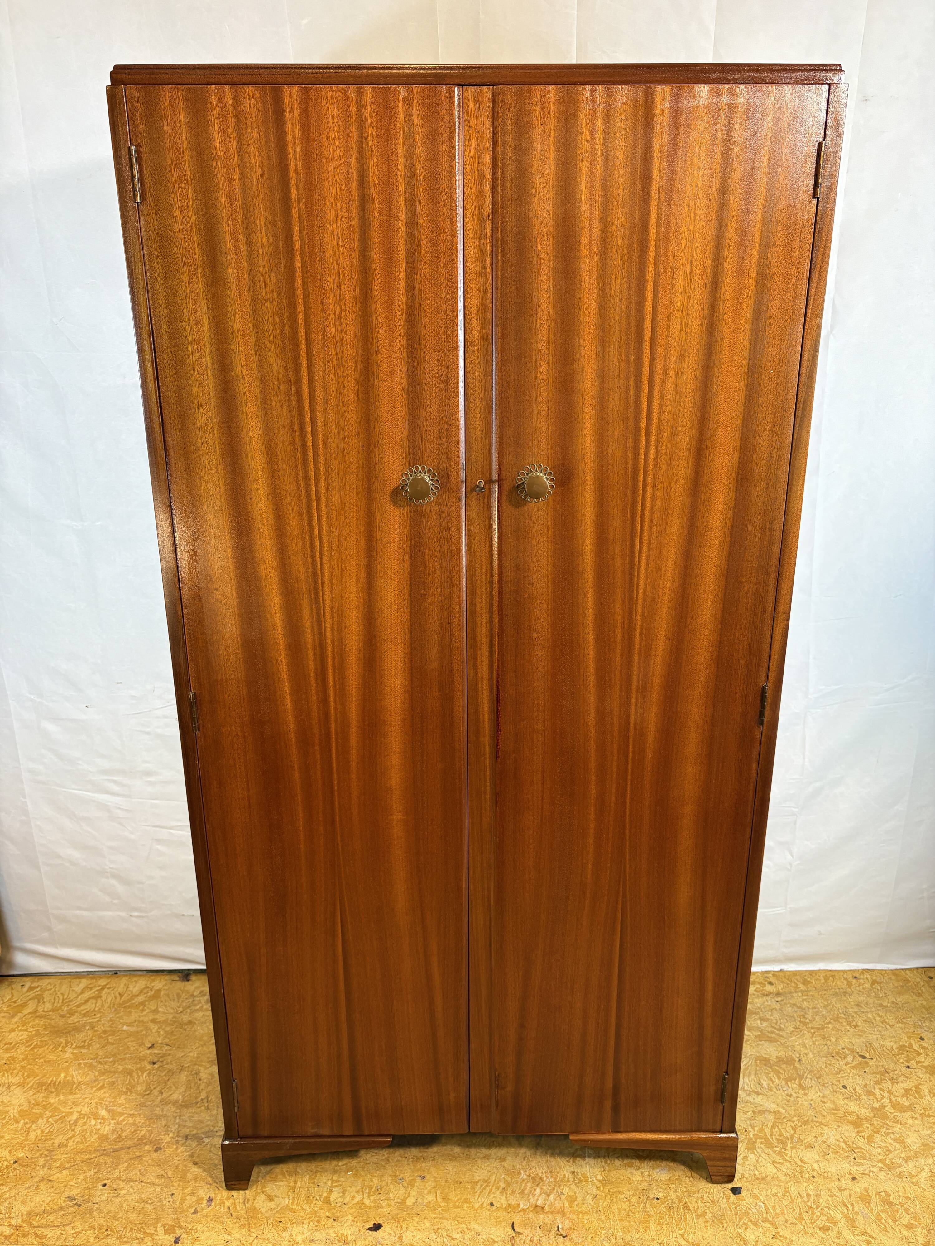 Mid Century Retro Teak Wardrobe by McIntosh 1960 English Designer