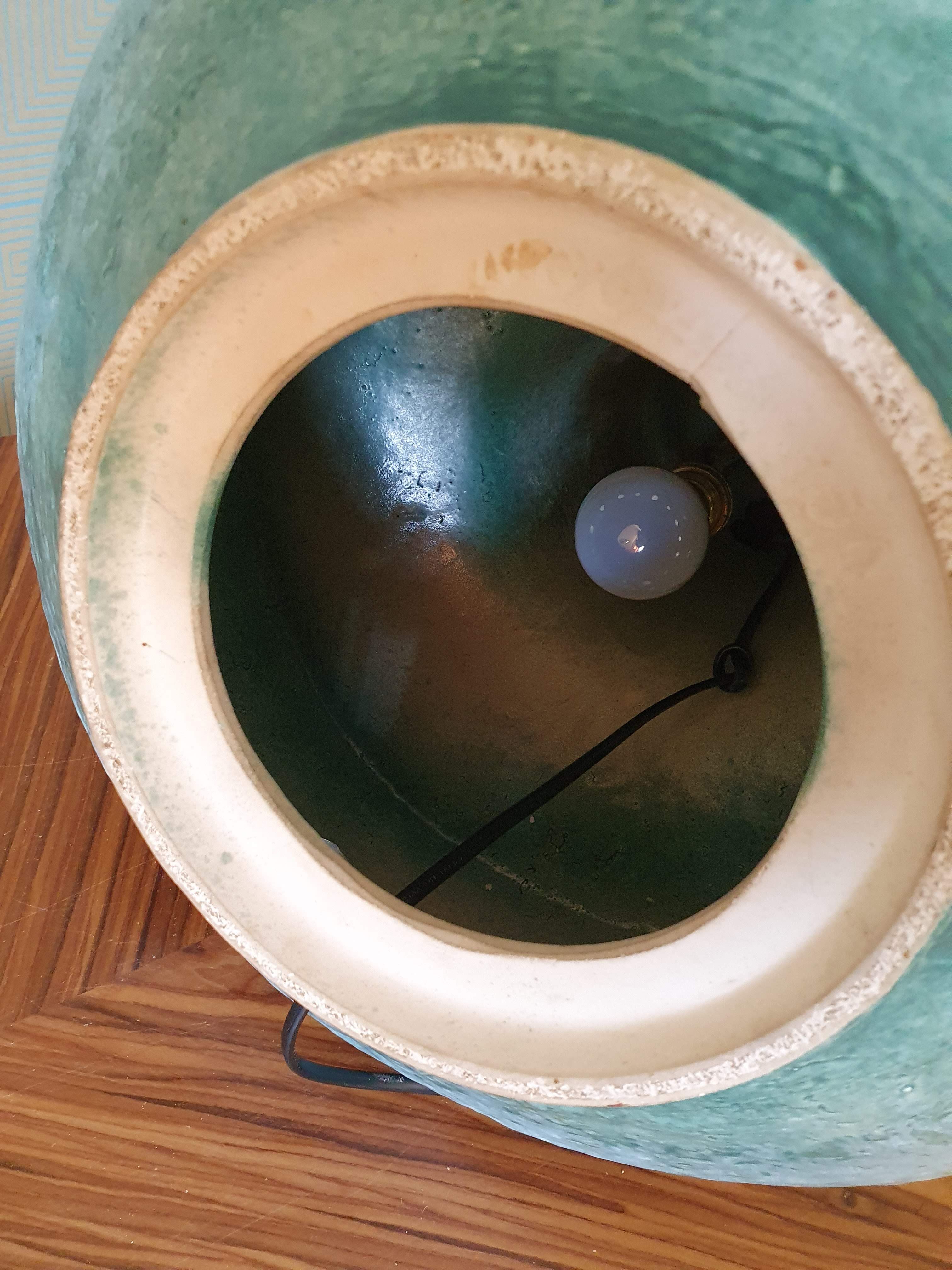 Ceramic lamp from the 70s