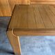 Table à manger extensible Maison Regain en bois d'orme massif
