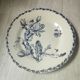 Gien porcelain plate