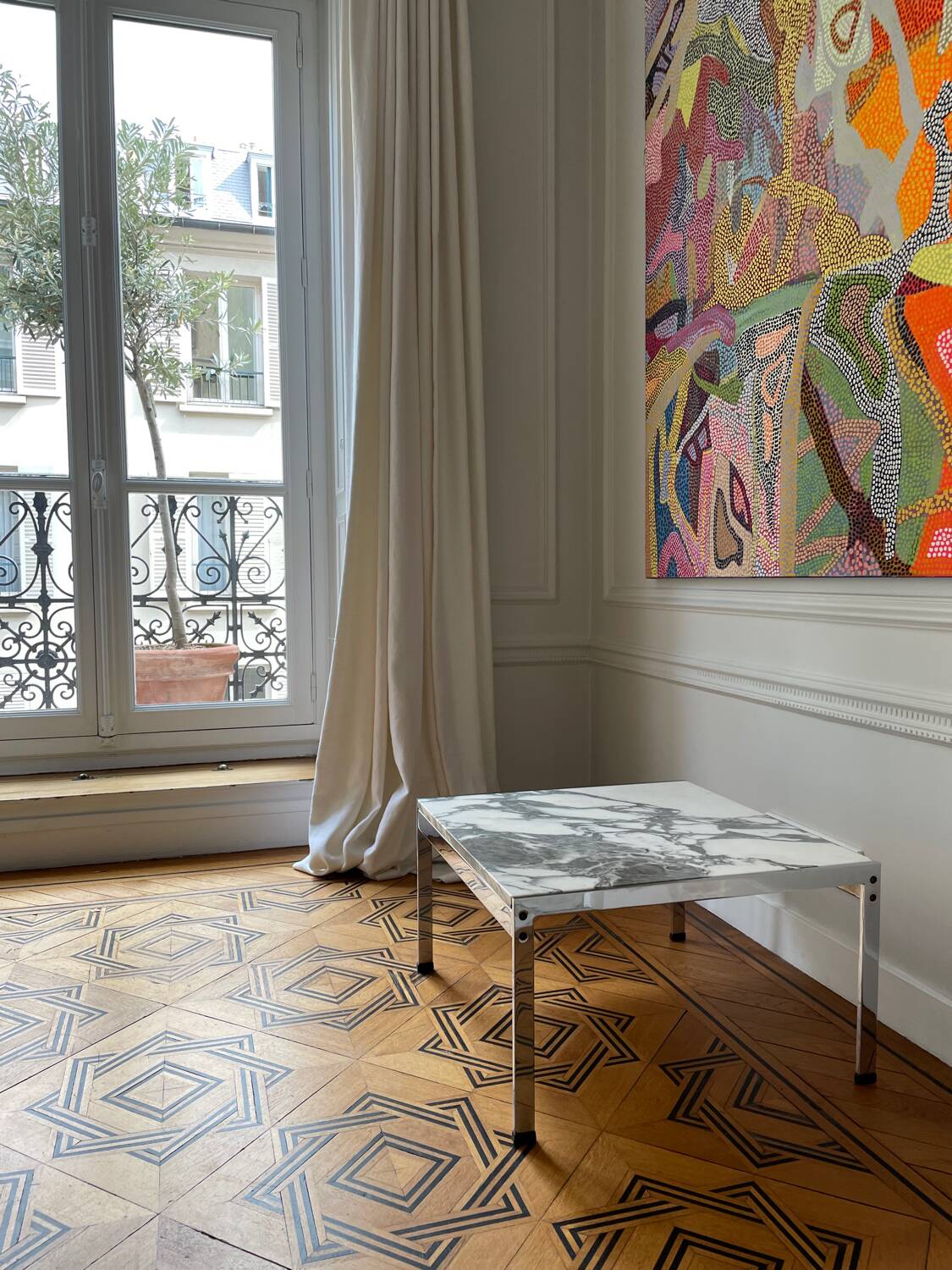 Table basse style Joseph André Motte