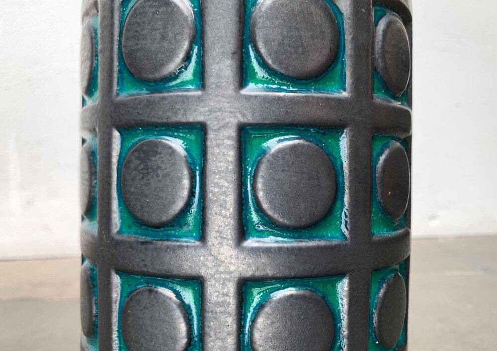 Mid-Century West German Pottery WGP Floor Vase from Scheurich, 1960s