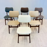 Six dining chairs