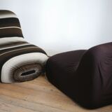 Pair of armchairs model canapouf by Pierre Cardin, Racine edition, France circa 1975