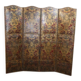 17th-century Cordoba leather screen