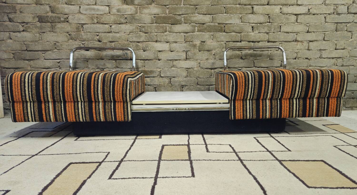 Daybed canapé modulable 1970 vintage