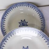 4 assiettes creuses de St Amand modèle Primax