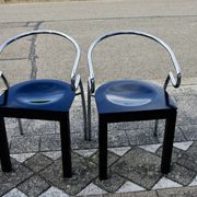 Paire de chaise vintage space age 1980