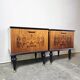 60s Burl Wood Nightstand 1 of 2