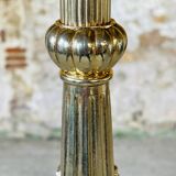 Lampadaire laiton vintage, tripode circa 1960s