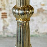 Lampadaire laiton vintage, tripode circa 1960s