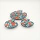 Bottle Coaster Painter's Palette Multicoloured Ceramic Pop