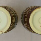 Pair of Japanese Satsuma vases