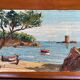 Vintage Oil Painting of a Sea Cove