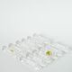 Set of 12 crystal knife rests, 1950