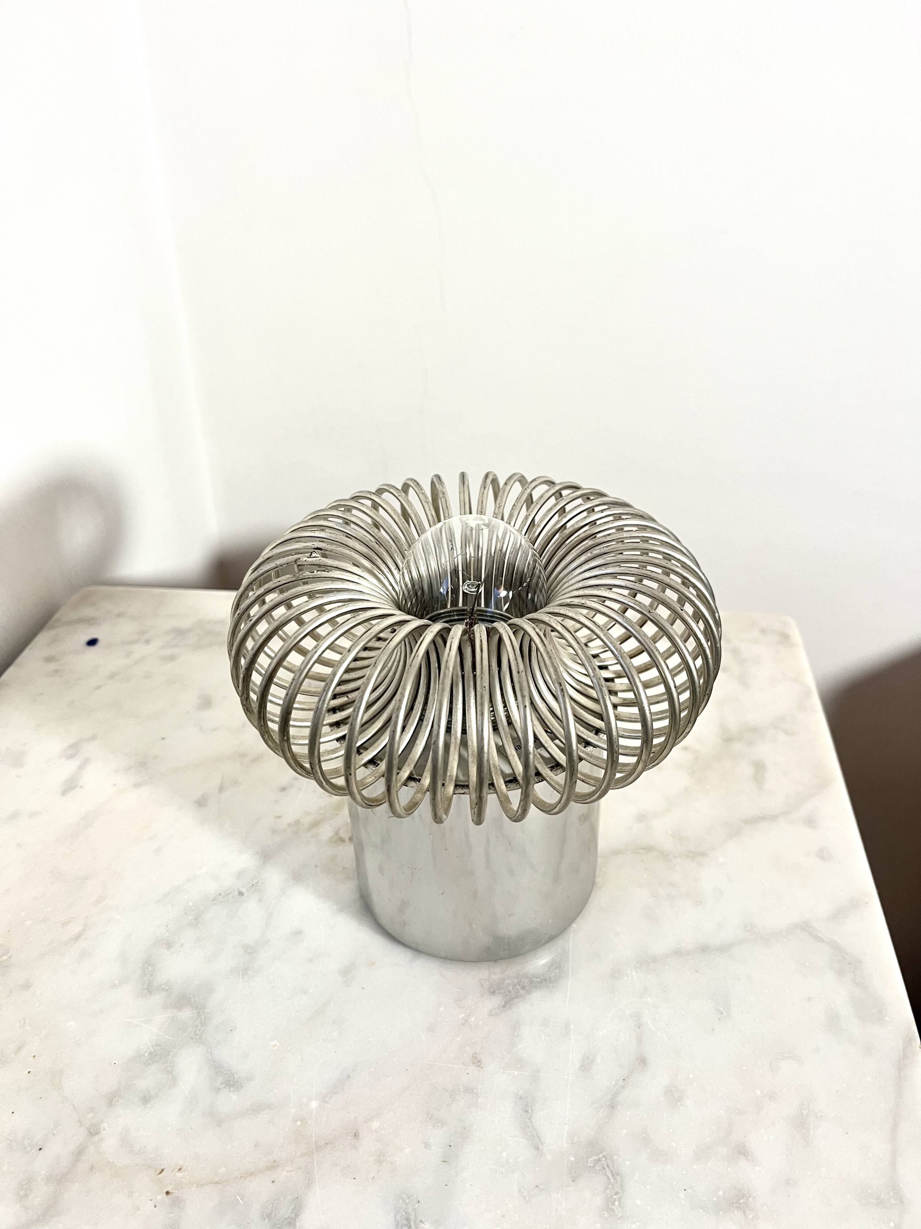 Vintage Philippe Rogier Spring Lamp, 1970s – Luminox / Gallery Oxar, Paris